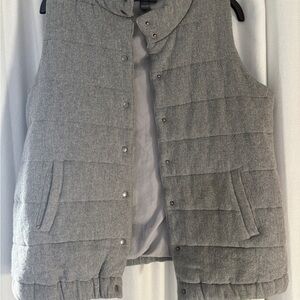 A Pea in the Pod Heather Gray Puffer Vest